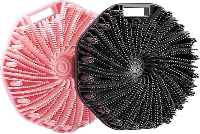 Comfortable RamPula Silicone Body Scrubber Silicone Loofah Quick-Dry Exfoliating Body Functional