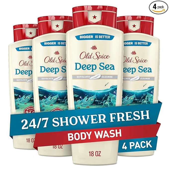 Secure Old Spice Cleansing Body Wash for Men 24 7 Shower Fresh Easy-to-Use