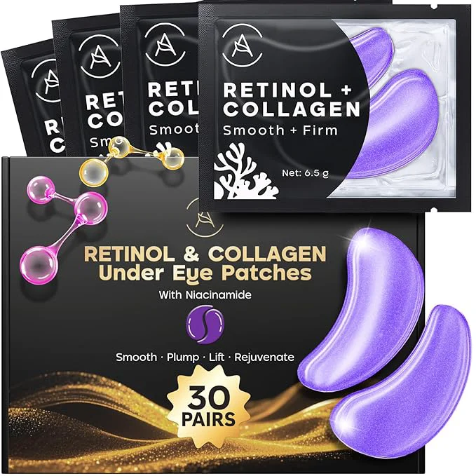 Elegant AURAE Retinol Collagen Under Eye Patches Pure