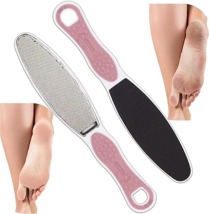 Enhanced Made in Germany Double Sided Foot File Callus Remover Stainless Steel and Detailed