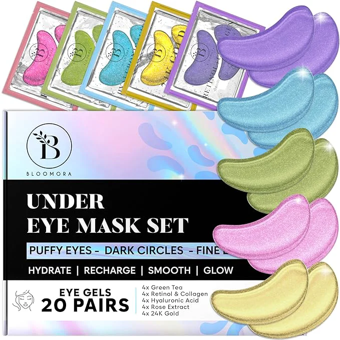 Expertly Made BLOOMORA Variety Under Eye Patches Environmentally Friendly