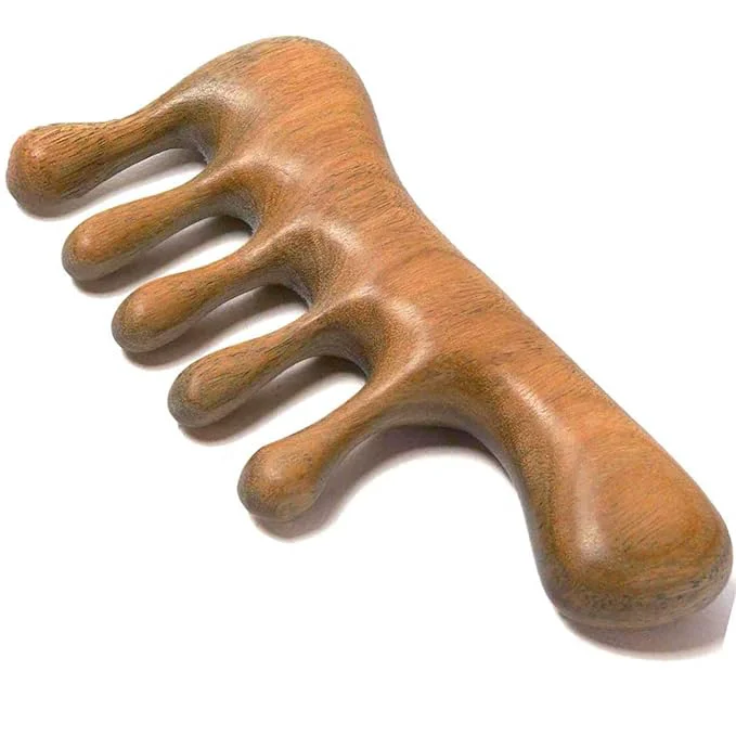Contemporary Wooden Loc Comb Functional