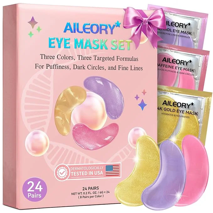 Outstanding AILEORY Under Eye Patches for Dark Circles Fine Lines Eye Mask Set Artisan