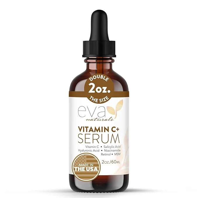 Pure Eva Naturals Vitamin C Serum Plus – Facial Serum Professional