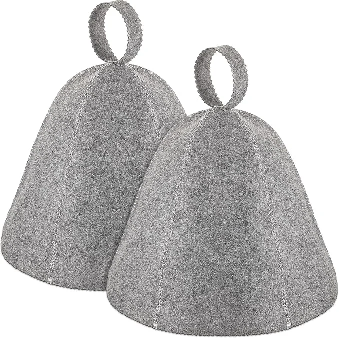 Durable JaGely Sauna Hat for Men Women Sauna Hat Vaporarium Cap Russian Banya Cap for Premium Material