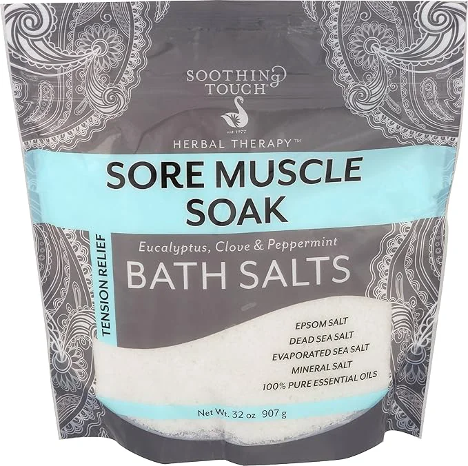 Specialty Soothing Touch Tension Relief Sore Muscle Soak Bath Salts Eucalyptus Clove Advanced