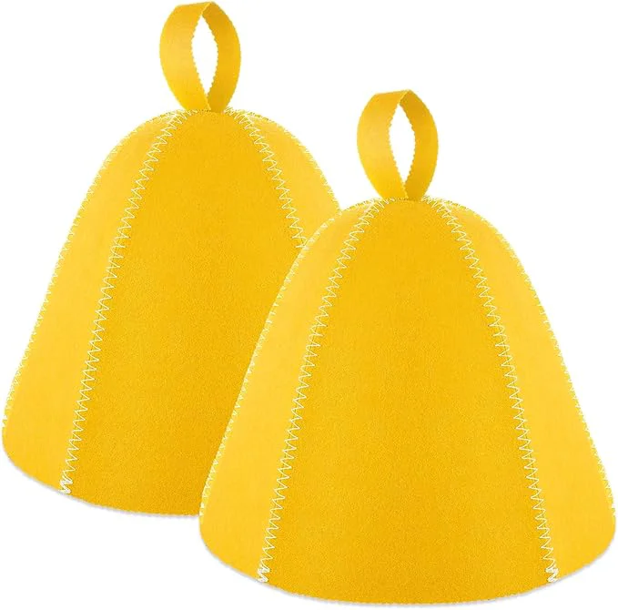 High-Grade JaGely Sauna Hat for Men Women Sauna Hat Vaporarium Cap Russian Banya Cap for Original