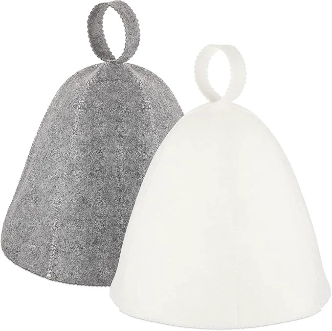 Convenient JaGely Sauna Hat for Men Women Sauna Hat Vaporarium Cap Russian Banya Cap for Green