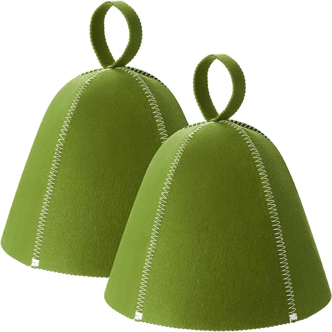 First-Class JaGely Sauna Hat for Men Women Sauna Hat Vaporarium Cap Russian Banya Cap for High-End