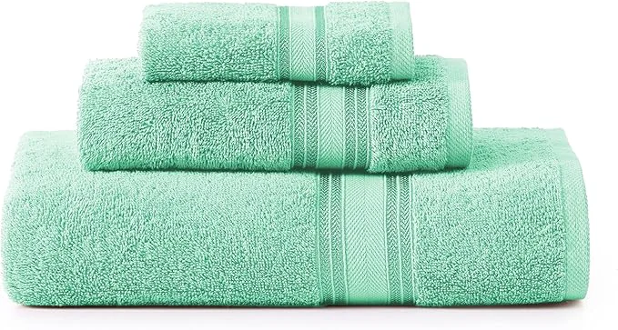 Trusted LANE LINEN Luxury Bath Towels Set Green