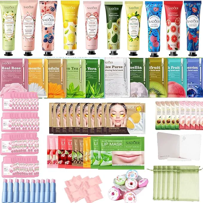 Smooth 140 Pcs Spa Party Supplies Slumber Party Organza Bags Spa Party Favors Spa Trendy