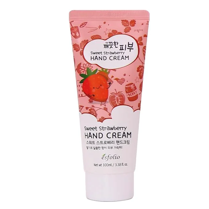 Proven esfolio Sweet Strawberry Hand Cream – Moisturizing Korean Hand Lotion Eco-Friendly