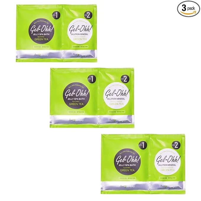 Modern AVRYBEAUTY Gel-Ohh Jelly Spa Bath 3 pack Salon Services Jelly Pedicure Lightweight