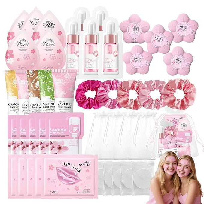 Smart Spa Party Supplies for Women Girl Face Cleanser Hand Cream Lip Mask Crafted