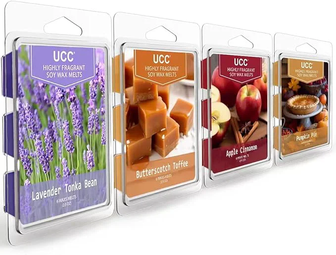 Soft UCC Plant Based All Natural Fall Wax Melts Highly Scented Fragrances Long Organic