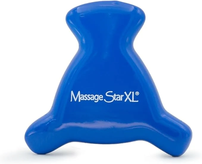 Luxury Massage Star Trigger Point Massage Tool Soft-Coated Metal Lightweight
