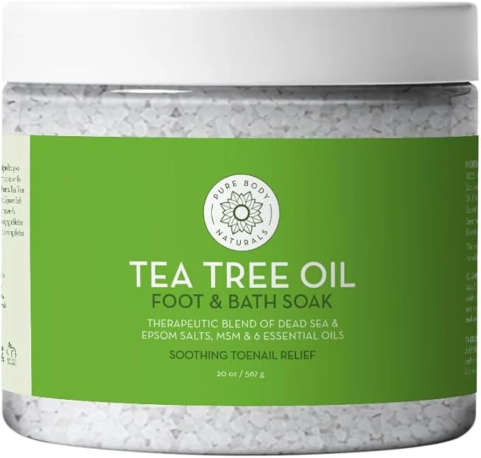 Responsible Pure Body Naturals Tea Tree Oil Foot Bath Soak Professional