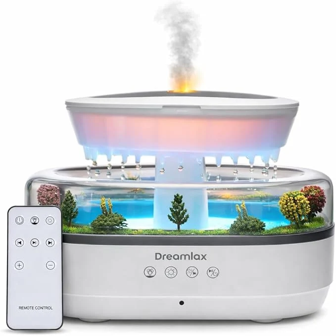 Outstanding Dreamlax Rain Humidifiers for Bedroom – Cool Mist Essential Oil Diffuser Fast