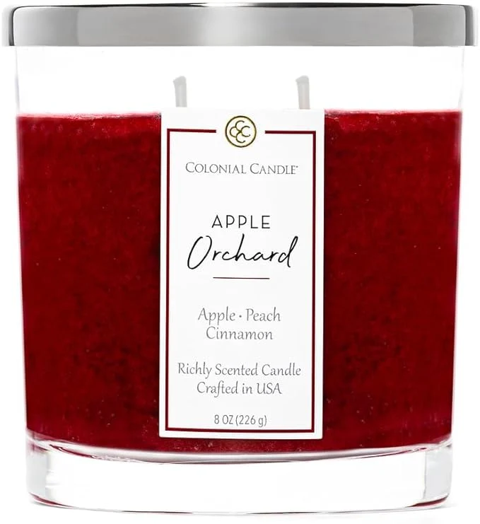 Long-Lasting Colonial Candle Apple Orchard Scented Candle Jar Highly Fragranced Candles Carefully Designed