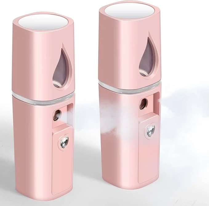 Exclusive GIVERARE 2 Pack Nano Facial Steamer Handy Mini Mister User-Friendly