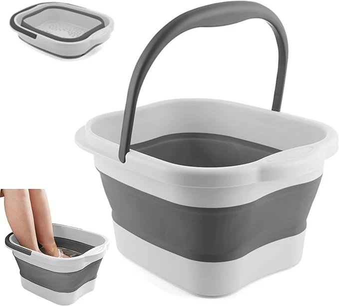 Clean Collapsible Foot Bath Basin Soaker Tub Specialty