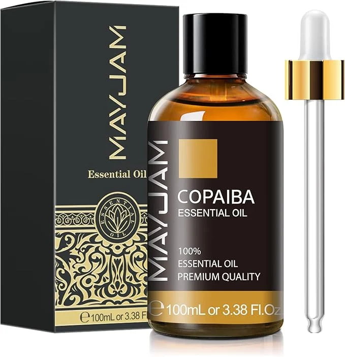 Consistent Copaiba Essential Oil MAYJAM Pure Essential Oils Green