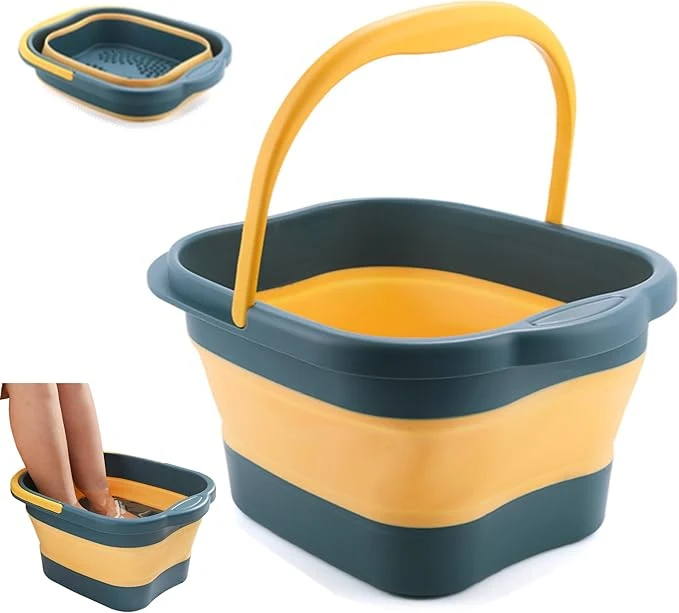 Secure Collapsible Foot Bath Basin Tub Classic