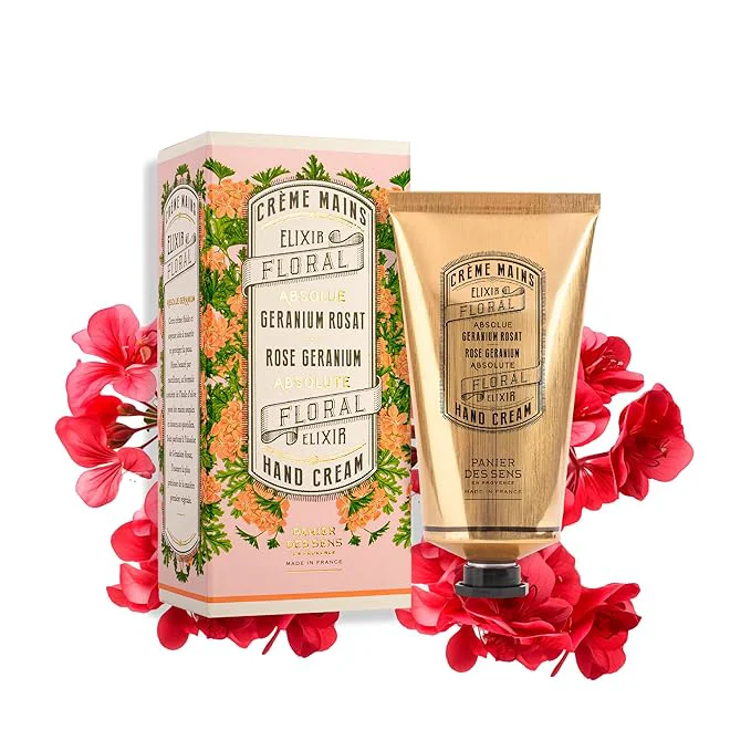 Relaxed Panier des Sens – Rose Geranium Hand Cream – Moisturizing Hand Lotion Next-Generation