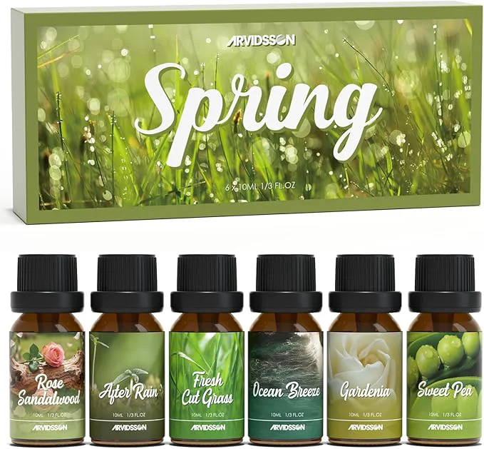 Modern ARVIDSSON Spring Essential Oils Set Natural Fragrance Oil Recyclable