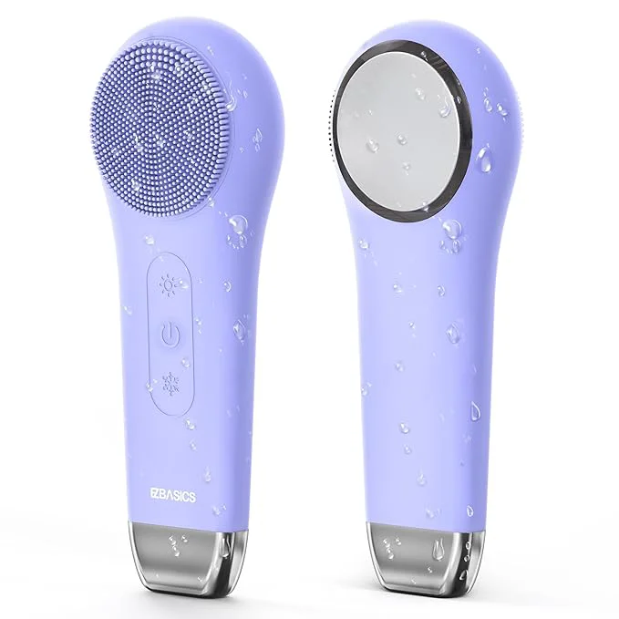 Long-Lasting EZBASICS Facial Cleansing Brush face Scrubber Waterproof Face Scrub Brush Trendy