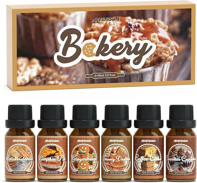 Flexible ARVIDSSON Bakery Essential Oils Set Natural Fragrance Oil Premium