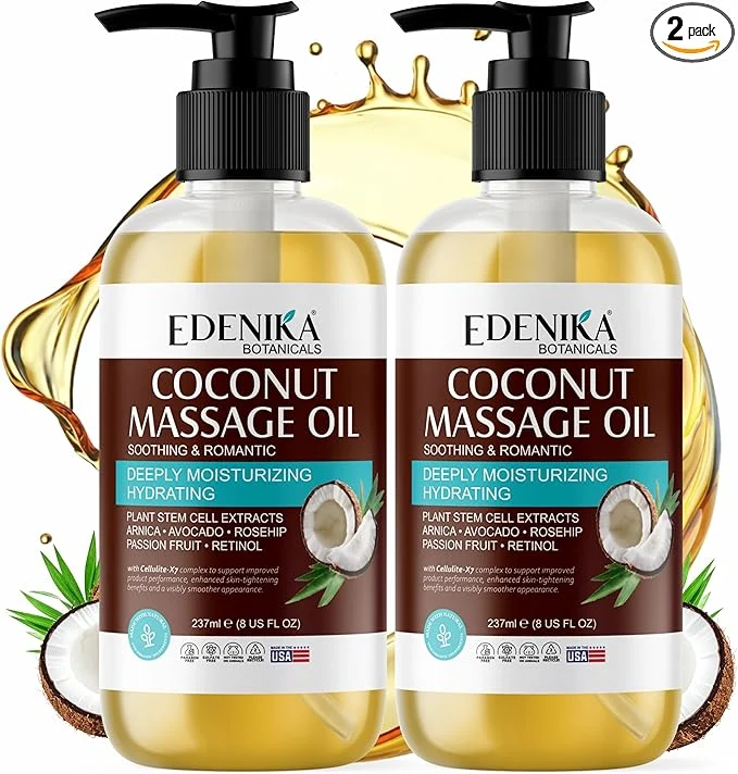Dependable Edenika Botanicals Tropical Coconut Massage Oil Functional