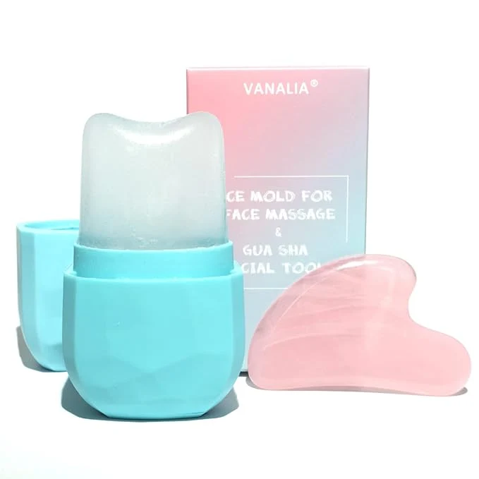 Optimized Ice Roller for Face and Eye Gua Sha Facial Massage Beauty Set Practical
