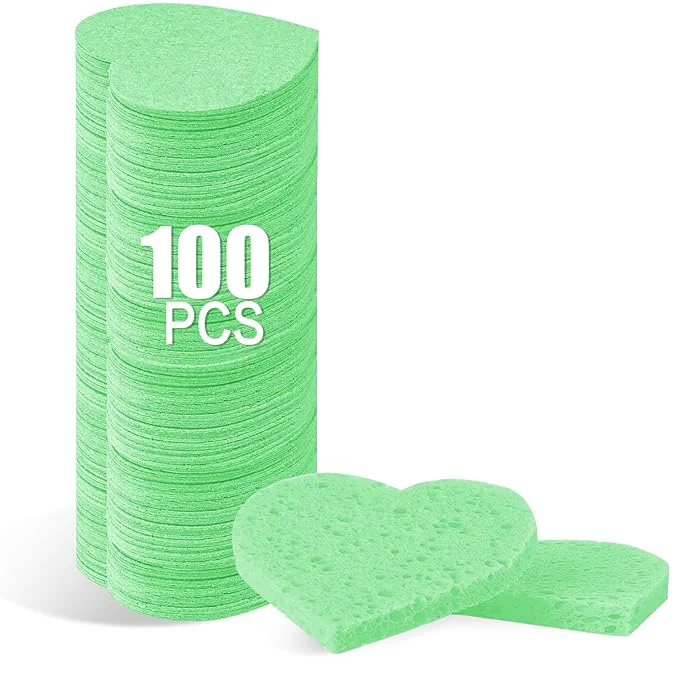 World-Class 100-Count Compressed Facial Sponges Professional