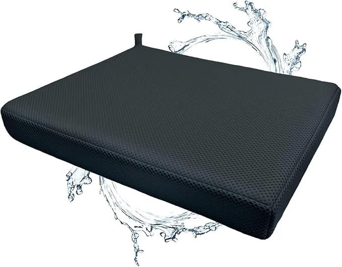 High-Grade Shower Seat Cushion Thickened Shower Chair Cushion 4D Air Fiber Material User-Friendly