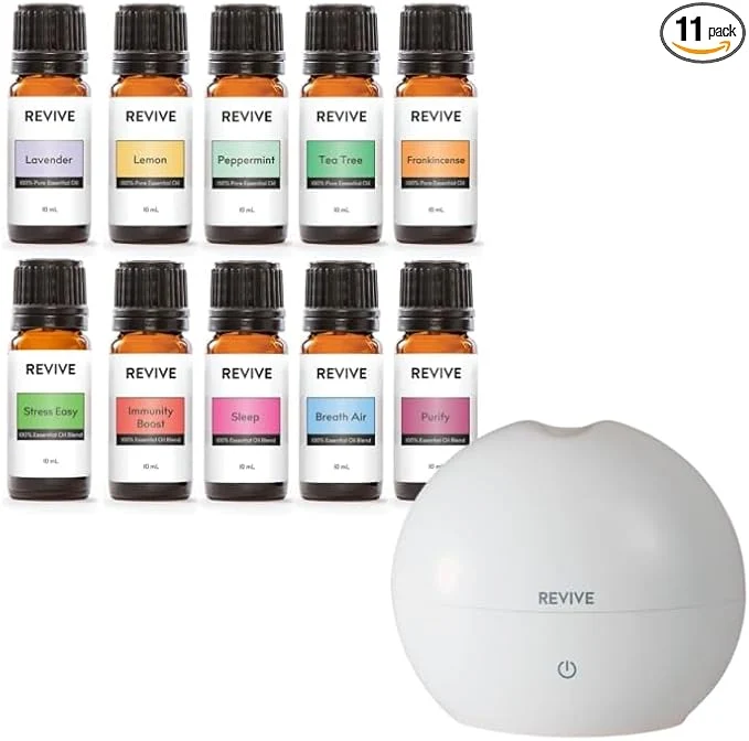 Professional Starter Kit with Halo Diffuser by Revive Essential Oils Convenient
