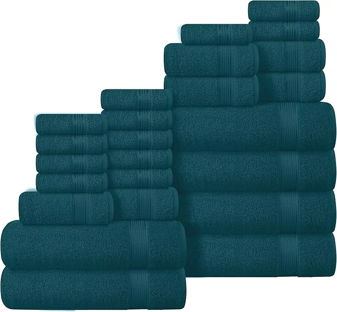 Smart Belizzi Home Cotton Towel Set Contains 6 Soft Bath Towel 6 Hand Towels Effective