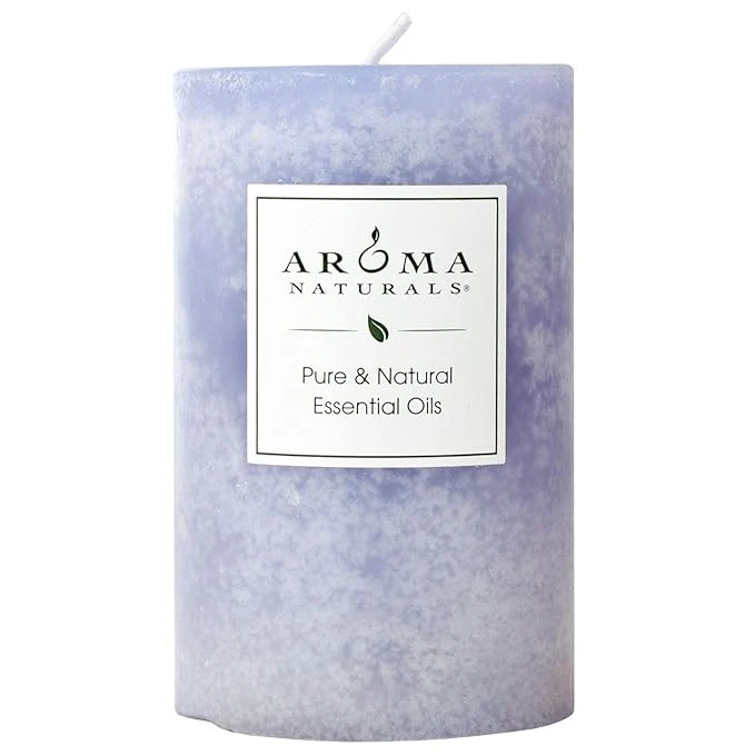 Classic Aroma Naturals Essential Oil Tranquility Pillar Candle 2.5 x 4 11 Ounce Long-Lasting