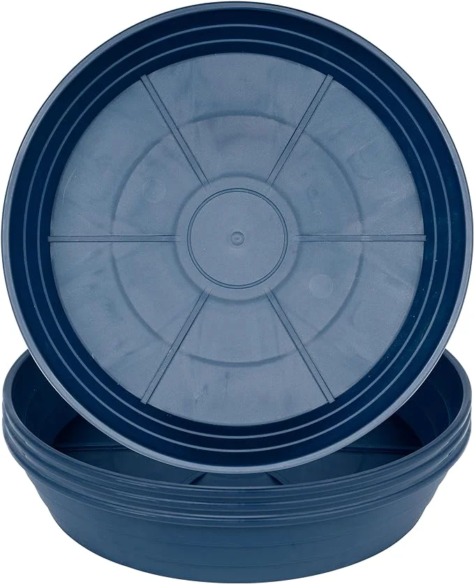 Smooth LWALRS Plant Saucer 14 Inch 4 Pack 6 8 10 12 14 16 18 20 25 Plastic Plant Trays Original Design