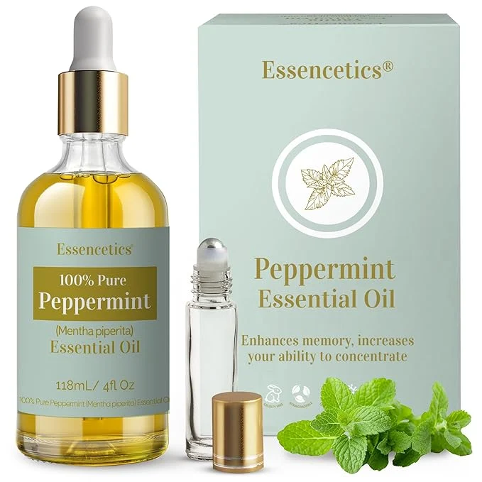 Powerful Peppermint Essential Oil 4 oz Quality