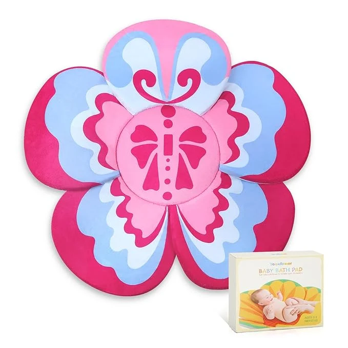 Reliable Premium Baby Bath Pad with Butterfly Flower Fast
