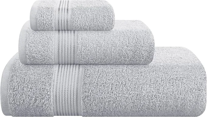 Sustainable Belizzi Home Ultra Soft 3 Pack Cotton Towel Set Contains a Bath Towel 28×55 Healthy