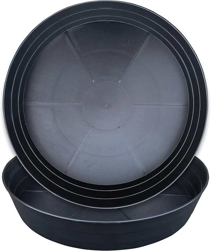 Fine LWALRS Plant Saucer 12 Inch 2 Pack 10 12 14 16 18 20 25 Plastic Plant Trays Crafted