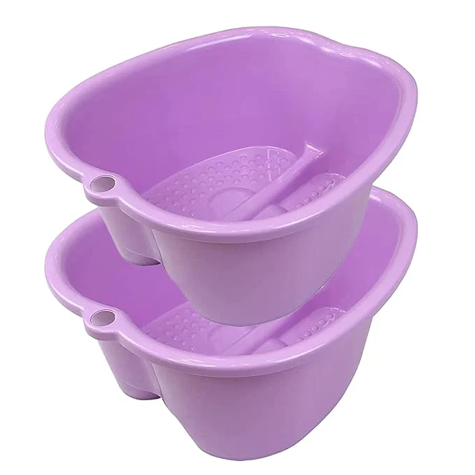 Breathable Extra-Large Foot Bath Soak Tub 2-Pack – Durable Massage Basins Selected