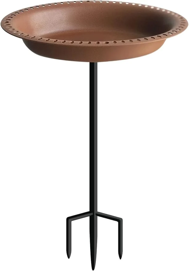 Verified Garbuildman 28 inch Lightweight Birdbaths Antique Decoration Detachable Fast