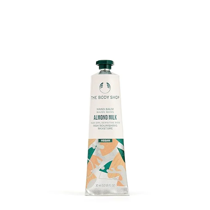 Professional The Body Shop Almond Milk Hand Balm – Moisturizes and Protects Sensitive Skin – Fast