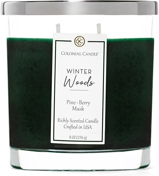 Smooth Colonial Candle Winter Woods Scented Candle Jar Highly Fragranced Candles Official