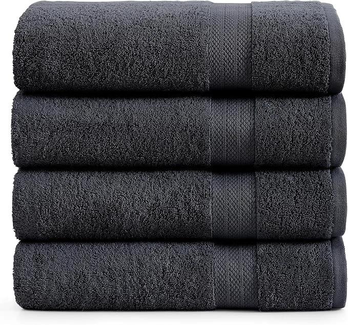 Responsible LANE LINEN Bath Towels 4 Pack Unique