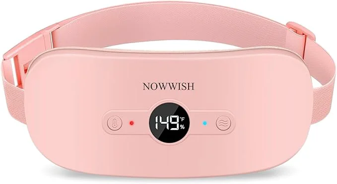 Reliable NOWWISH Heating Pad for Period Cramps Pain Relief Portable Electric Cordless Environmentally Friendly