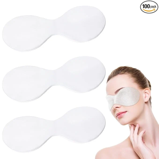 High-Quality 100Pack Disposable Eye Mask Cotton Disposable Eye Mask Travel and Relaxation Traditional